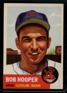 1953 Topps #84 Bob Hooper Indians EX-MT+ LOOK!