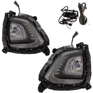 Fog Lamp Set with Drl for Hyundai Creta Type 2 Pair Lights 2018-2020 Models - Picture 1 of 1