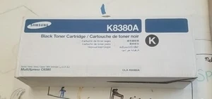 NEW OPEN BOX CLXK8380A SAMSUNG K8380A BLACK TONER CART - Picture 1 of 8