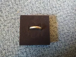 14k STILLER WHITE GOLD WEDDING BAND RING SIZE 4.5 NOT SCRAP HEAVY 3.75 GRAMS - Picture 1 of 9