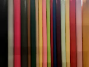 Tela de polialgodón lisa varios colores vestido, artesanía, disfraz, forro VENDEDOR DEL REINO UNIDO - Imagen 1 de 21