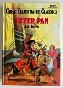 Great Illustrated Classics: PETER PAN (Hardcover) - Picture 1 of 3