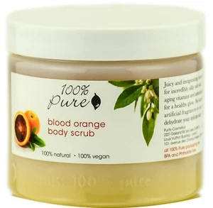 100% PURE BLOOD ORANGE BODY SCRUB - 15 OZ NEW - Picture 1 of 1