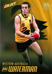 2015 West Coast Eagles AFL Select Future Force Rookie Card - Jake Waterman - Bild 1 von 3