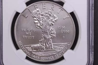 2016-P National Park Service, Silver Commemorative. NGC Graded MS-70. #GMC146 - Image 1 of 4