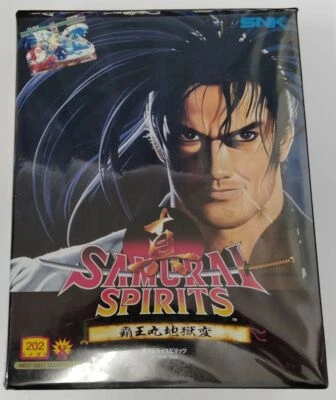 Neo Geo SNK Shin Samurai Spirits Haohmaru Jigokuhen Japan w/ Box, Manual 7113 SP - Image 1 of 4
