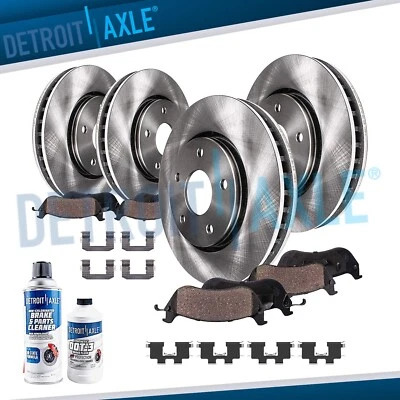 10pc 11.57" Front 11.18" Rear Rotors Brake Pads for 2001 - 2006 Hyundai Santa Fe - Image 1 of 4