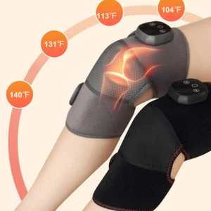 Electric Heated Joint Shoulder Wrap Brace Support Vibration Heating Massage Pad - Picture 1 of 10