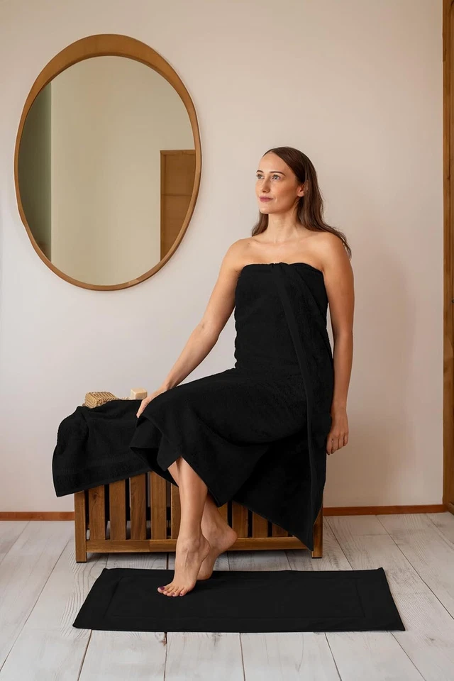 Lençol de banho luxuoso de algodão turco jumbo tamanho grande (40x80) toalha de spa hotel - Imagem 1 de 4