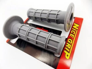 SUZUKI RM125 JBS GREY HAND GRIP SET LEFT RIGHT PAIR HANDLEBAR GRIPS - Picture 1 of 4