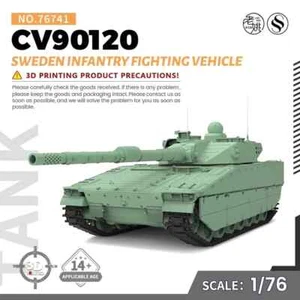 SSModel SS76741 1/76 Military Model Kit Sweden CV90120 Infantry Fighting Vehicle - Picture 1 of 5