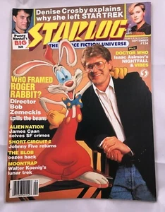 Starlog #134 SEPT 1988  WHO FRAMED ROGER RABBIT cover - Picture 1 of 1