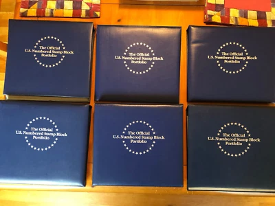 Large collection of Official U.S  Numbered Stamp Block Portfolio - 200+ blocks - Image 1 of 4