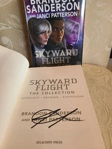 SIGNED Brandon Sanderson SKYWARD FLIGHT First/1st Tor HCDJ Skyward #1 Collection - Picture 1 of 11