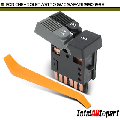 1x Interruptor de faros para Chevrolet Astro GMC Safari 1990-1995 sin luces antiniebla Foto 1 de 4