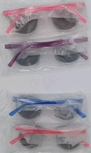Mother/Daughter Mirrored Sunglasses Mom: Purple/Pink, Daughter (3-10): Blue/Pink - Picture 1 of 3
