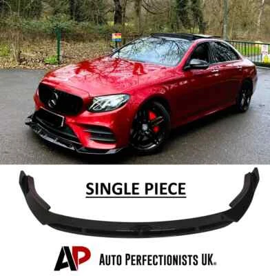 AUTO PERFECTIONISTS UK Mercedes C Class AMG Line C43 Gloss Black Front Splitter Spoiler Lip W205 C205