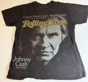 Johnny Cash Rolling Stone Cover T-Shirt Erwachsene M, fr The Rolling Stone Collection - Bild 1 von 6