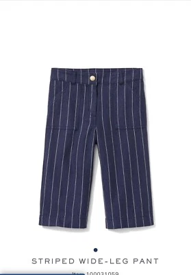 Pantalones Cortos Janie And Jack Pierna Ancha Rayas Niña Talla 7 Lino Foto 1 de 4