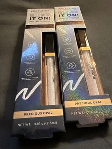 Menge 2 Profusion Bling It On! Glitzer Eyeliner Edel Opal Silber Klar - Bild 1 von 1
