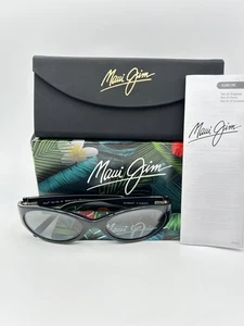 MAUI JIM Polarized Sunglasses MJ 125 02 Malia Black Neutral Grey NIB - Picture 1 of 6