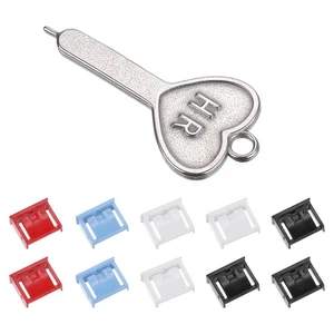 10pcs Bloqueur de Port Verrouillage Port USB/Poussière PC Bloqueur avec Clé Codée - Photo 1 sur 5
