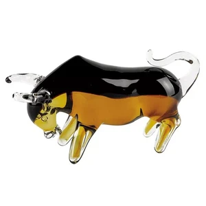 NEU Badash Crystal Charging Bull Kunst Glas Skulptur - Bild 1 von 7