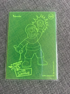 The Simpsons - Anniversary Celebration - Single NEON Chase Card - N4 - Inkworks - Picture 1 of 2