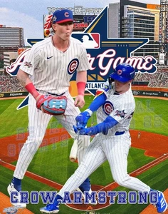 Impresión litográfica de los Chicago Cubs de Pete Crow-armstrong All-Star 2025 11 x 14 - Imagen 1 de 1