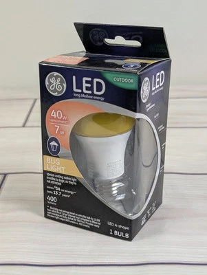 GE Outdoor LED 7W Bug Light 400 Lumens Model: 92140 New LED A-shape - Image 1 of 4