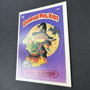 WEIRD WENDY 16a 1* Sharp Garbage Pail Kids 1985 EX OS1 Matte - Bild 1 von 8