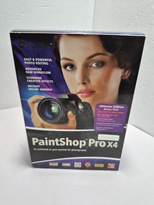 Corel Paintshop Pro X4 Ultimate Photography Photo Editing Software PSPX4ULENMB - Image 1 of 4