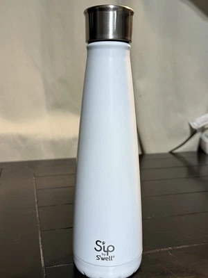 Botella reutilizable Sip By Swell blanca 15 oz Foto 1 de 4