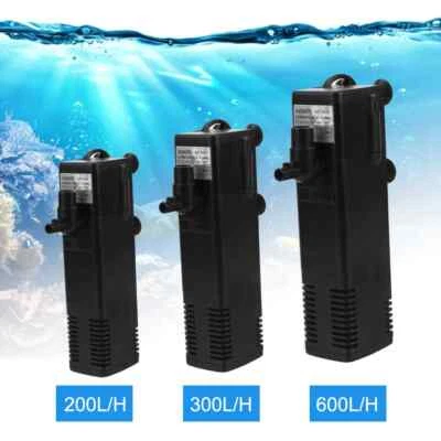 Low Level Water Turtle Tank Filter Aquarium Oxygen Increasing Pump EU Plug New - Image 1 of 4