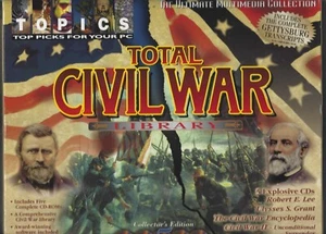 Total Civil War Library By Topics 5 CD-Rom Edition Software - Picture 1 of 4