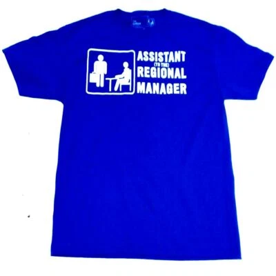 The Office Tee Shirt Assistant (To The) Regional Manager Royal Blue Size XL - Image 1 of 2