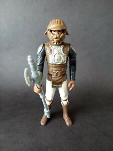 Excellent/ Mint Lando Skiff Guard + Original Weapon Vintage Star Wars Figure!
