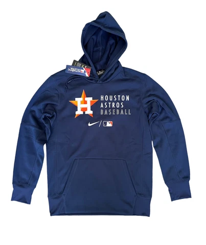 MLB Baseball Houston Astros Nike Therma-Fit Pullover Hoodie Jacket Men's Medium Cover