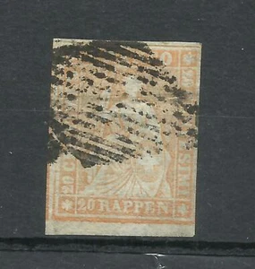 SCHWEIZ YV # 29b, gebraucht, rückseitig signiert - Bild 1 von 1