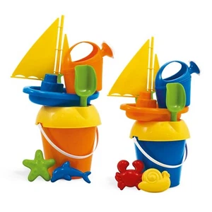 8 Pcs Children's Sand Castle Bucket & Spade Outdoor Beach Play Summer Toy Set - Picture 1 of 3
