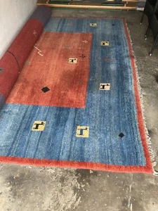 Echter handgeknüpfter großer persischer Gabbeh  408x312 mit Echtheit-Zertifikat - Bild 1 von 5