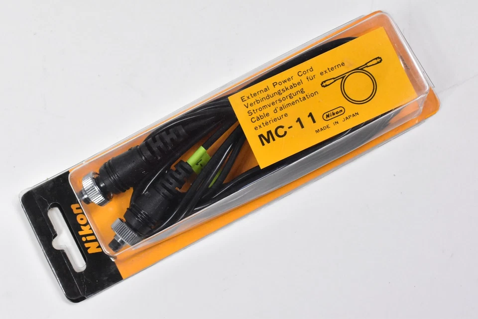 MINTY! NIKON F3 F3HP CAMERA MC-11 POWER CABLE CONNECTS MA-4 (15v) TO MD-4 - Image 1 of 1