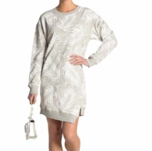 NWT Current / Elliott Tropical Print Sweater Dress With Cutout Breck Size 1 - Picture 1 of 15