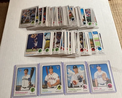 2022 Topps Heritage High Number #501-700- PICK FROM LIST- Rodriguez, Witt, Pena - Image 1 of 2