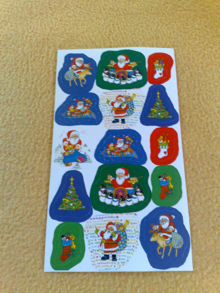 Sticker Sammelsticker Winter Nikolaus Weihnachtsmann - Bild 1 von 1