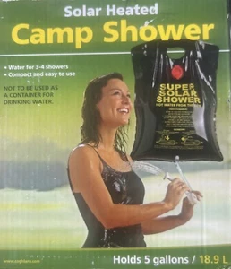 Coghlans 5 Gallon Super Solar Heated Camp Shower Camping Hunting Outdoors Hiking - Picture 1 of 1