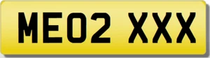 ME MEO 2 XXX SEXY TRIPLE X Private Cherished Registration Number Plate - Picture 1 of 1