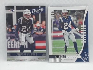 Stephon Gilmore 2019 Panini Prestige Absolute Football LOT New England Patriots - Picture 1 of 2