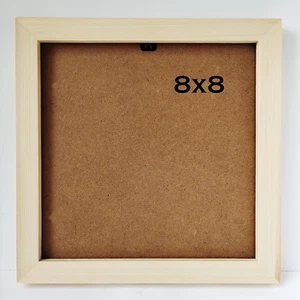 8X8 Photo Frame Solid Wood Frame Square 8X8 Picture Frame. Environmental - Picture 1 of 12