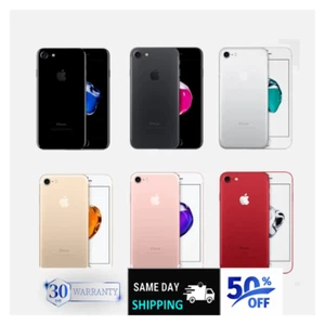 Apple iPhone 7 32GB - Unlocked/Verizon, Rose Gold, Black, Red - Fair - Picture 1 of 8
